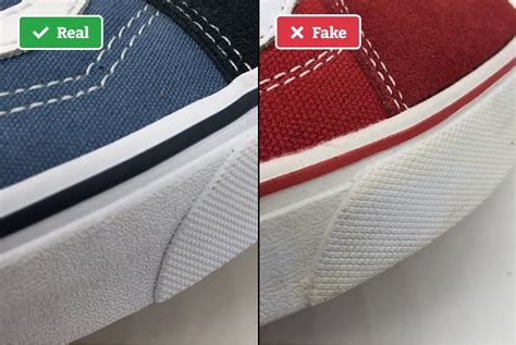 fake supreme authentic vans red right shoe|genuine vans vs fake shoes.